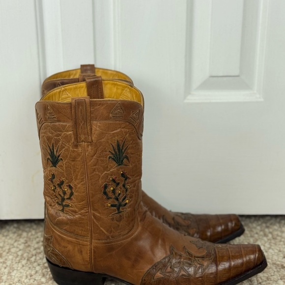Old Gringo Alligator Leather Men's Cactus Boots Rare Hard To Find Size 13D - Picture 3 of 13